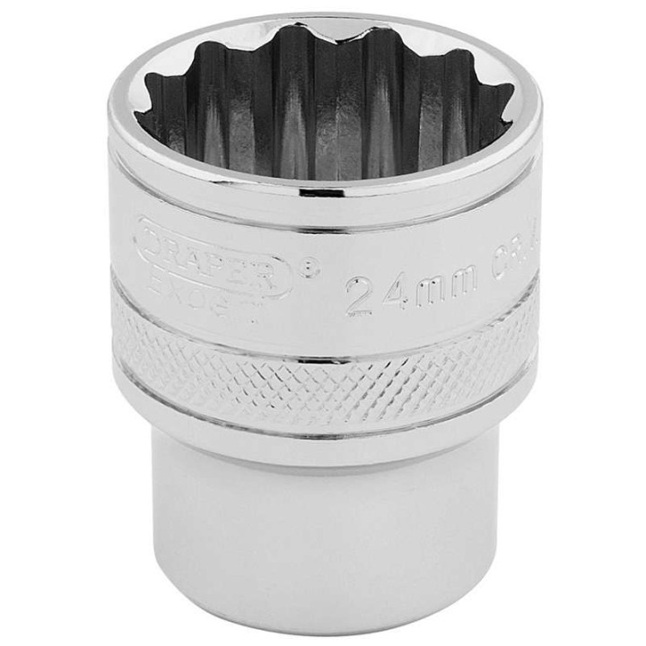 Douille 12 pans DRAPER 1/2" Hi-Torq® 24mm