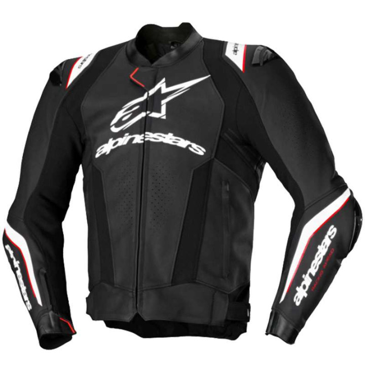 Alpinestars MISSILE V3 IGNITION Leather Motorcycle Jacket Black
