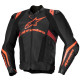 Leather motorcycle jacket Alpinestars MISSILE V3 IGNITION Black/Red