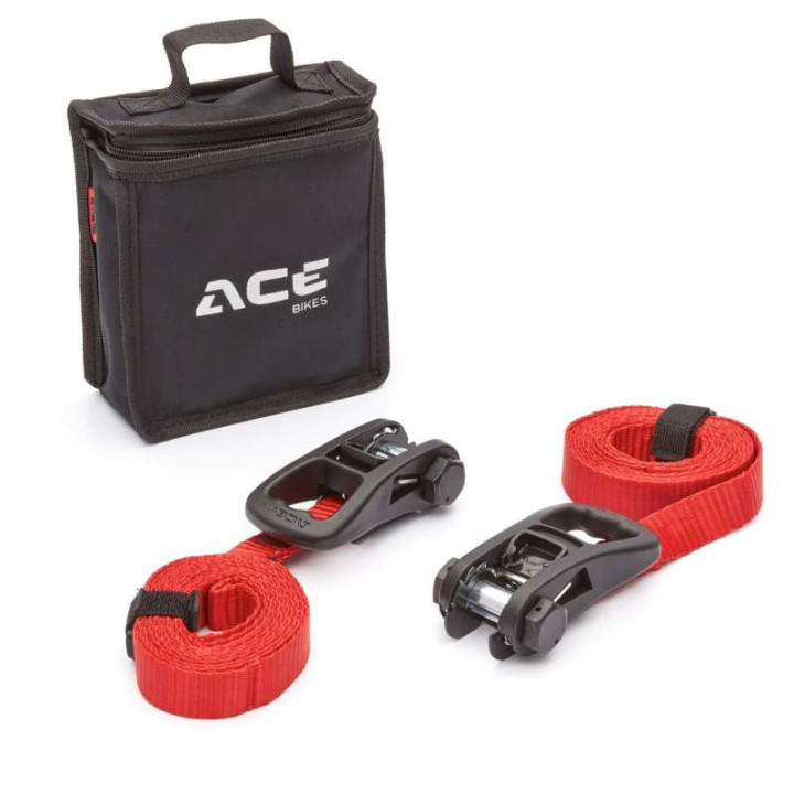 Sangles à cliquet (x2) Acebikes RATCHET ESSENTIAL 350 Kg