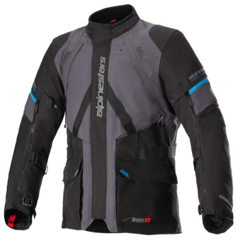 Veste moto Alpinestars MONTEIRA Drystar® XF Noir/Gris/Bleu