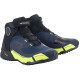 Baskets moto Alpinestars CR-X Drystar Noir/Bleu/Jaune