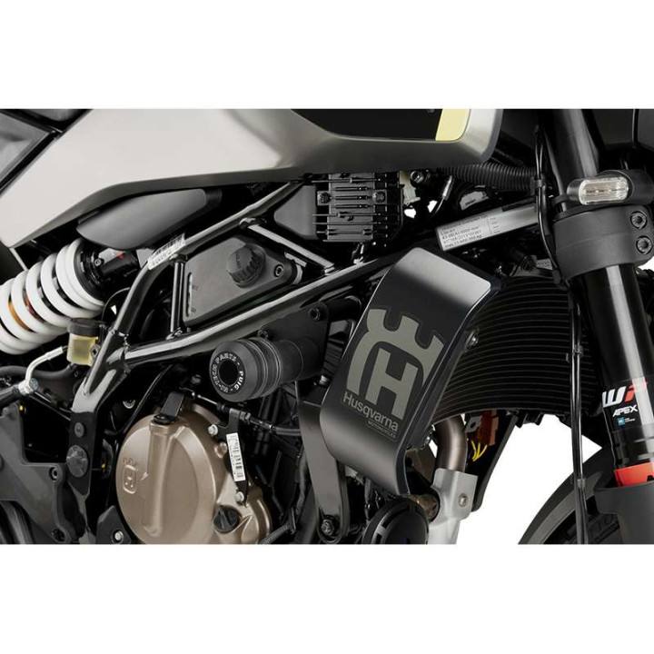 Tampons de protection Puig VINTAGE 2.0 (22182N) HUSQVARNA SVARTPILEN/VITPILEN