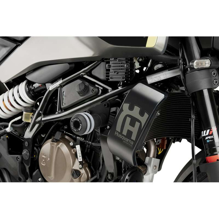 Tampons de protection Puig VINTAGE 2.0 (22182N) HUSQVARNA SVARTPILEN/VITPILEN