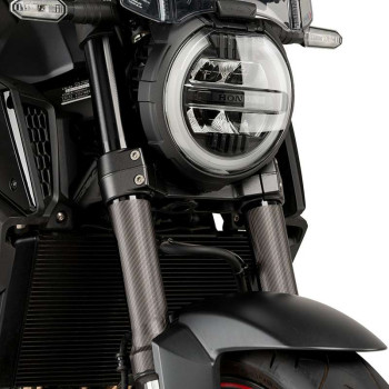 Protection de fourche universelle Puig (22052C) CARBONE