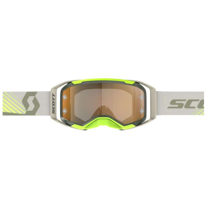Scott PROSPECT 2.0 AMPLIFIER Cross Goggle Chrome Khaki/Yellow Scott PROSPECT 2.0 AMPLIFIER Cross Goggle Chrome Khaki/Yellow