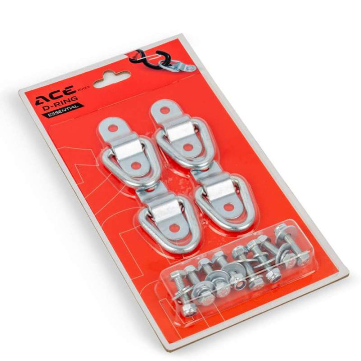 Tie-down rings x4 Acebikes D-RING ESSENTIAL