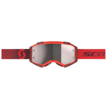 Masque cross Scott FURY Red/Silver Chrome