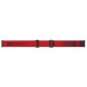 Masque cross Scott FURY Red/Silver Chrome