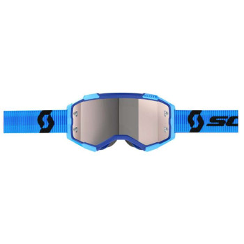 Masque cross Scott FURY Blue/Black Chrome Silver Masque cross Scott FURY Blue/Black Chrome Silver