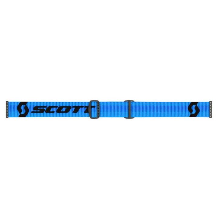 Masque cross Scott FURY Blue/Black Chrome Silver