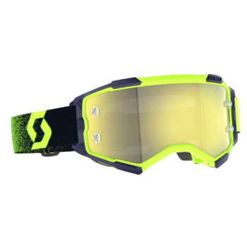 Masque cross Scott FURY Green/Yellow Chrome Yellow