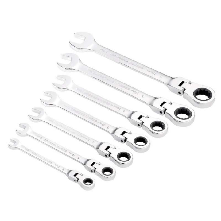Set of 7 DRAPER HI-TORQ combination wrenches