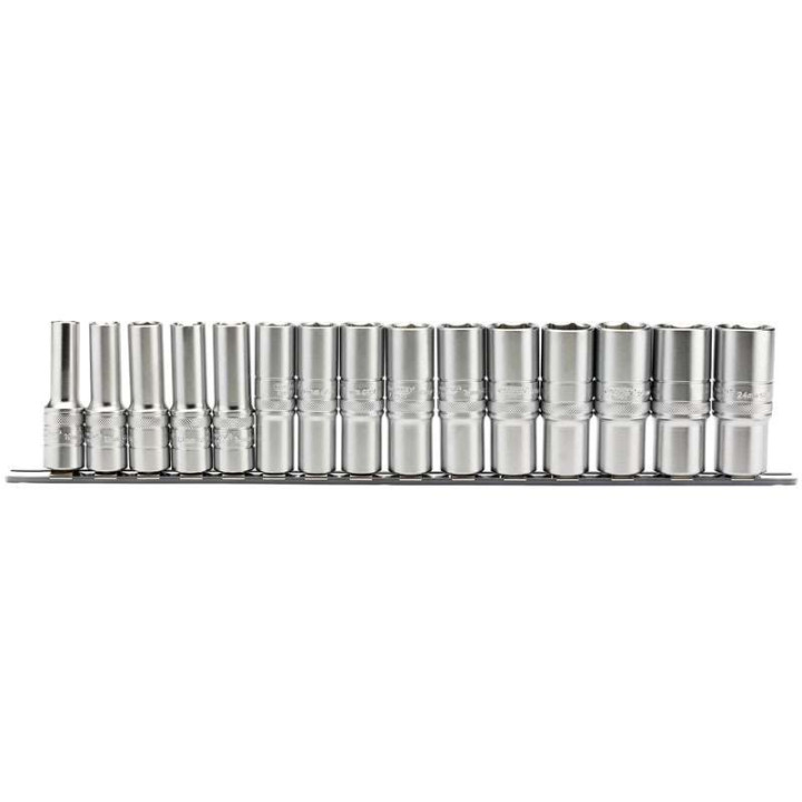 Jeu de 15 douilles longues DRAPER 1/2 (10-24mm) Jeu de 15 douilles longues DRAPER 1/2 (10-24mm)