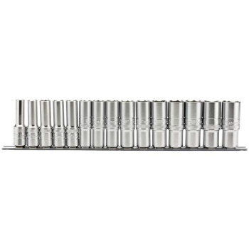 Jeu de 15 douilles longues DRAPER 1/2 (10-24mm) Jeu de 15 douilles longues DRAPER 1/2 (10-24mm)