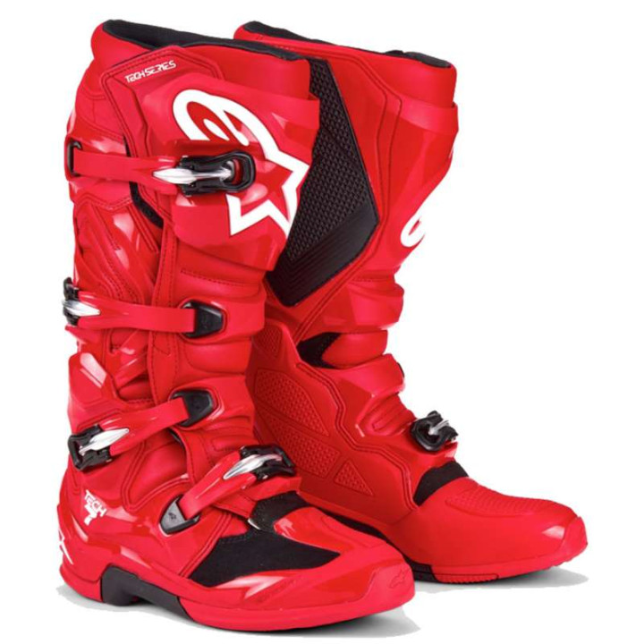 Bottes moto cross ALPINESTARS TECH 7 Rouge