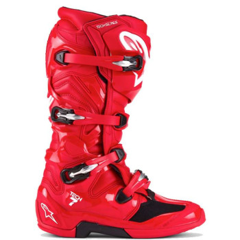 Bottes moto cross ALPINESTARS TECH 7 Rouge