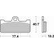 sinter Racing SBS 711DS-1 brake pads