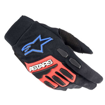 Gants cross Alpinestars FULL BORE XT Noir/Rouge/Bleu