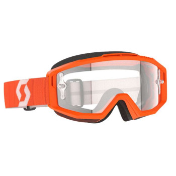 Masque moto cross Scott SPLIT OTG Orange - Clear