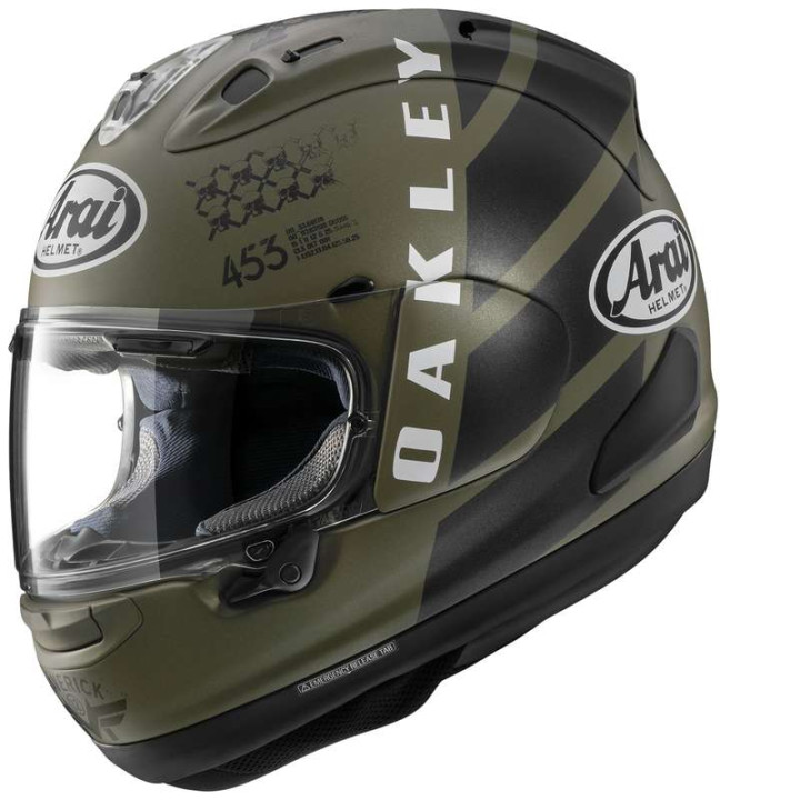 Casque moto Arai RX-7V EVO Maverick Oakley Casque moto Arai RX-7V EVO Maverick Oakley