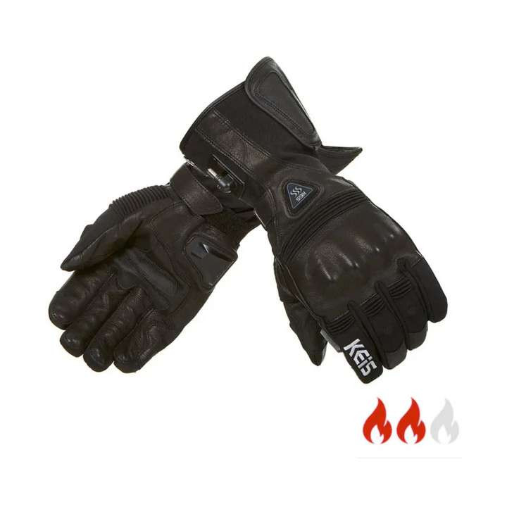Gants moto chauffants KEIS G601