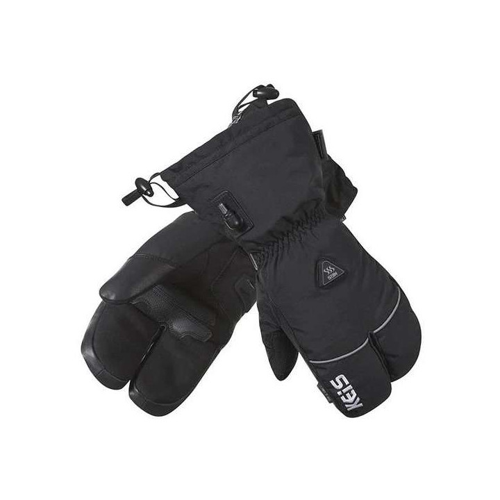 Gants moto chauffants 3 doigts KEIS G301