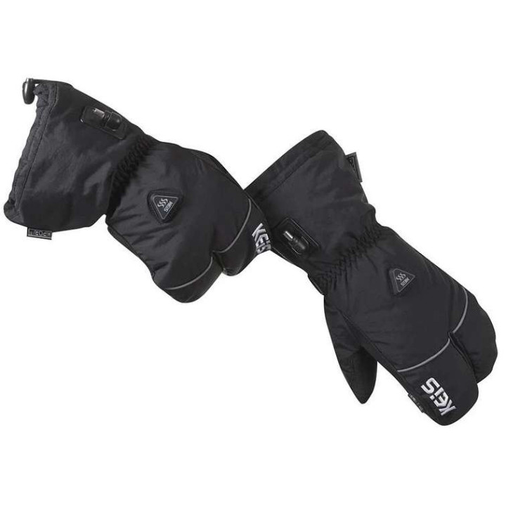 Gants moto chauffants 3 doigts KEIS G301