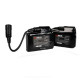 Lithium battery kit 2x2.6A + charger for KEIS heated gloves