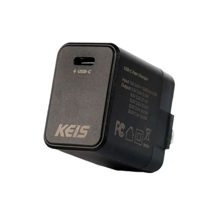 Chargeur rapide 30W pour batterie Keis 5000 mAh
