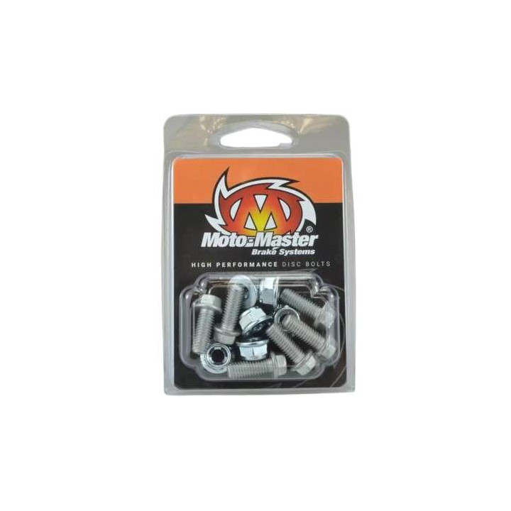 Kit 6 Moto Master brake disc screws 012015 (Hex M6X16)