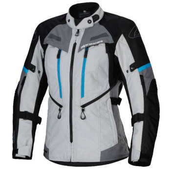 Veste femme Alpinestars STELLA BOGOTA PRO DRYSTAR Gris/Noir/Bleu