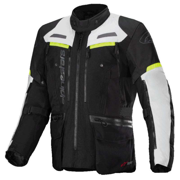 Veste moto Alpinestars BOGOTA PRO DRYSTAR Noir/Gris/Jaune