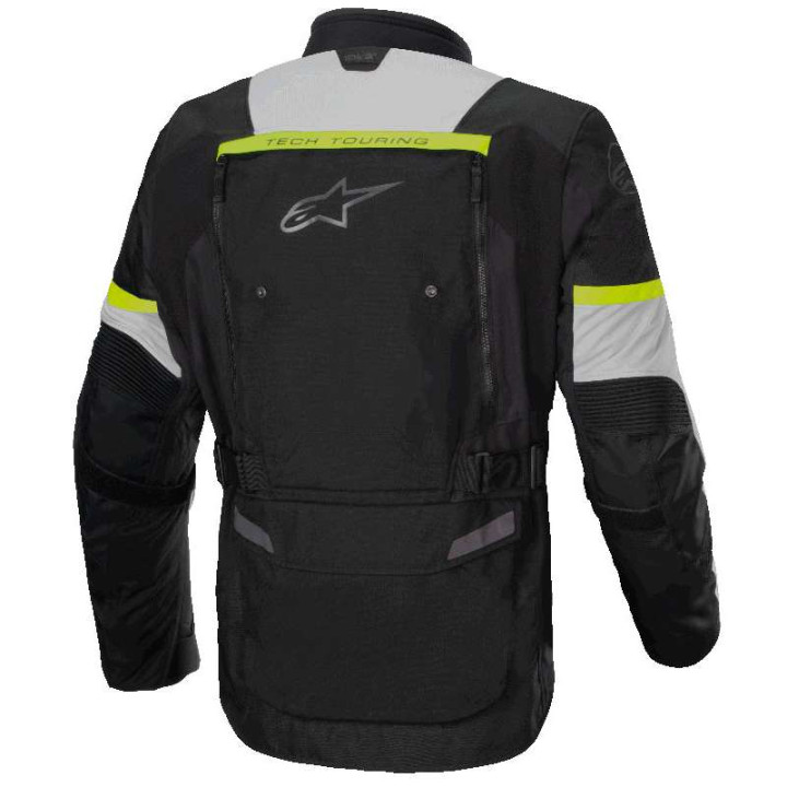 Veste moto Alpinestars BOGOTA PRO DRYSTAR Noir/Gris/Jaune