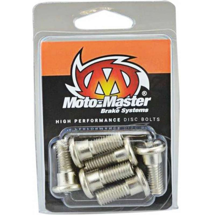 Kit 6 Moto Master brake disc screws 012001 (allen M8X22)