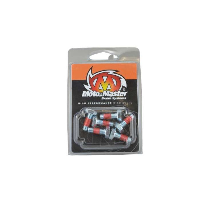Set of 6 Moto Master brake disc screws 012021 (Hex M6X17)