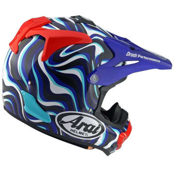 Casque moto Cross Arai MX-V EVO STREAM BLUE