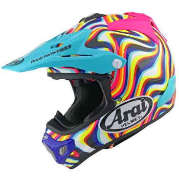 Casque moto Cross Arai MX-V EVO STREAM PINK