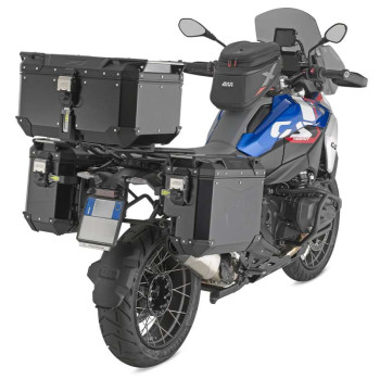 Top case moto GIVI Monokey TREKKER OUTBACK EVO SMART 58L BLACK LINE