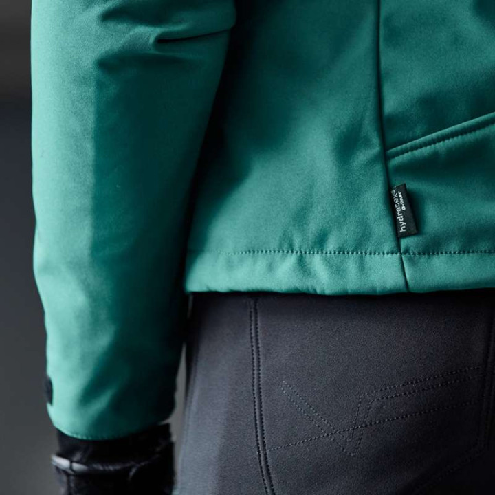 Women's motorcycle jacket Rev'it AFTERBURN H2O LADIES GREEN