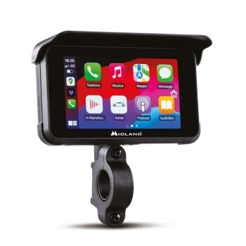 Dashcam moto Midland BikePlay Guardian - CarPlay et Android Auto