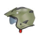 Casque moto jet Acerbis ARIA 22.06 VERT ARMEE