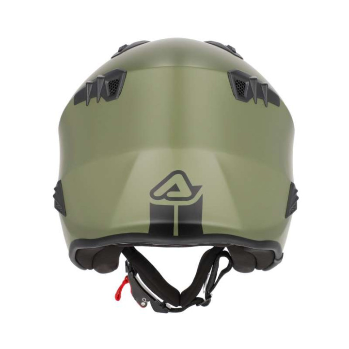Casque moto jet Acerbis ARIA 22.06 VERT ARMEE