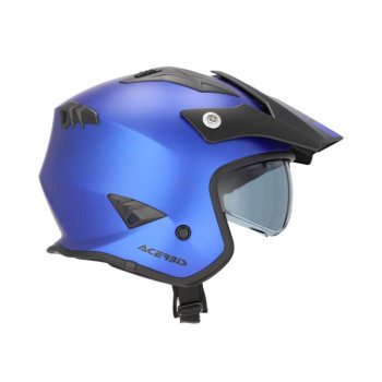 Casque moto jet Acerbis ARIA 22.06 METALLIC BLEU