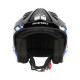 Casque moto jet Acerbis ARIA 22.06 GRAPHIC BLANC/BLEU/ROUGE