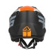 Casque moto jet Acerbis ARIA 22.06 GRAPHIC ORANGE/NOIR