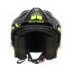 Acerbis ARIA 22.06 GRAPHIC BLACK/YELLOW FLUOR jet helmet
