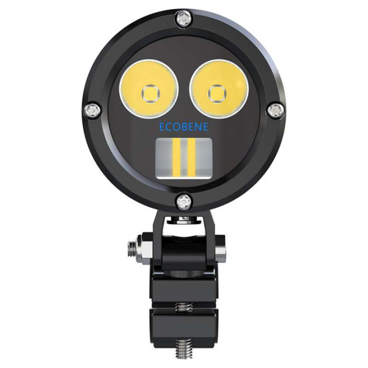 ECOBENE 2x30w LED motorcycle auxiliary lights (PLA8003)