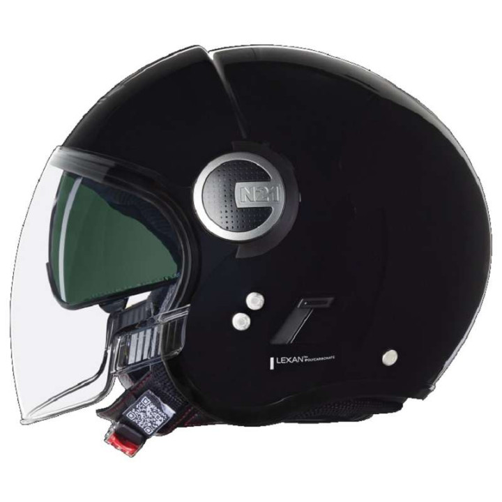 Casque moto jet Nolan N21 VISOR CLASSICO Noir
