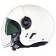 Casque moto jet Nolan N21 VISOR CLASSICO Blanc